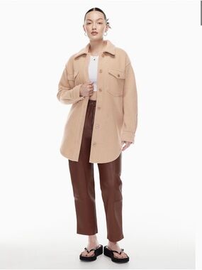 Aritzia Ganna jacket in camel